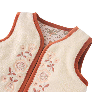 Жилет двусторонний Gingersnaps "Baby Glade", ваниль с карамелью